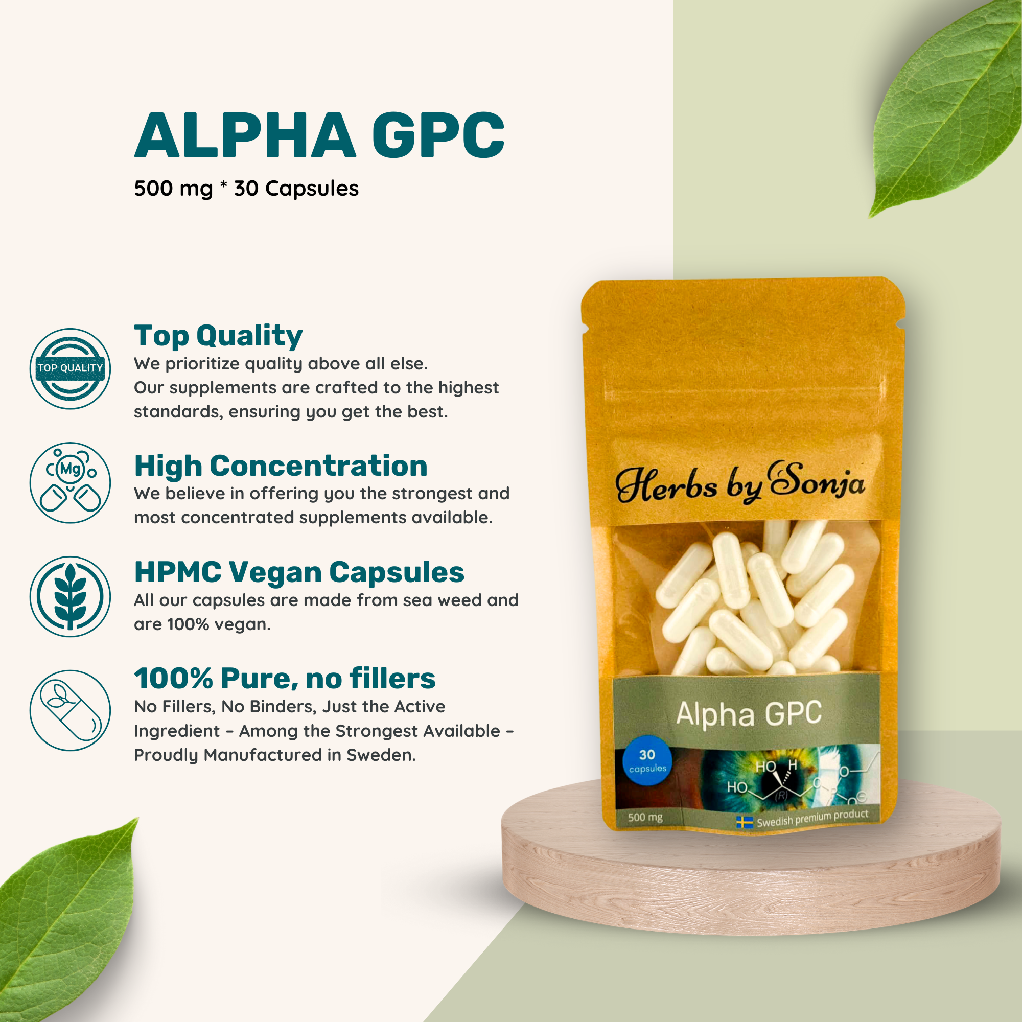 Alpha GPC – bild 2 – Sonjas Apotek