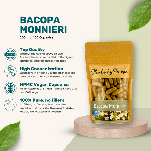 Bacopa Monnieri – bild 2 – Sonjas Apotek