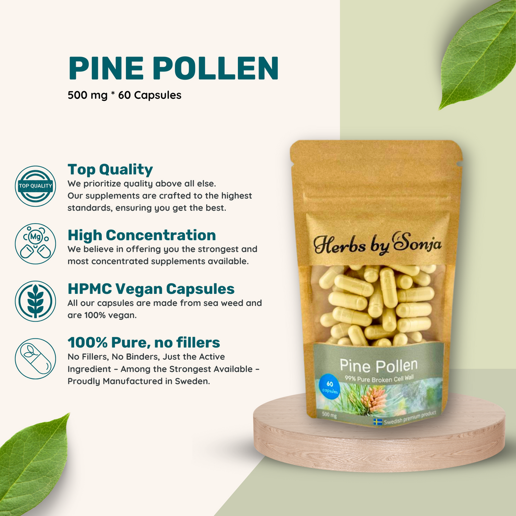 Pine Pollen / Tallpollen – bild 2 – Sonjas Apotek