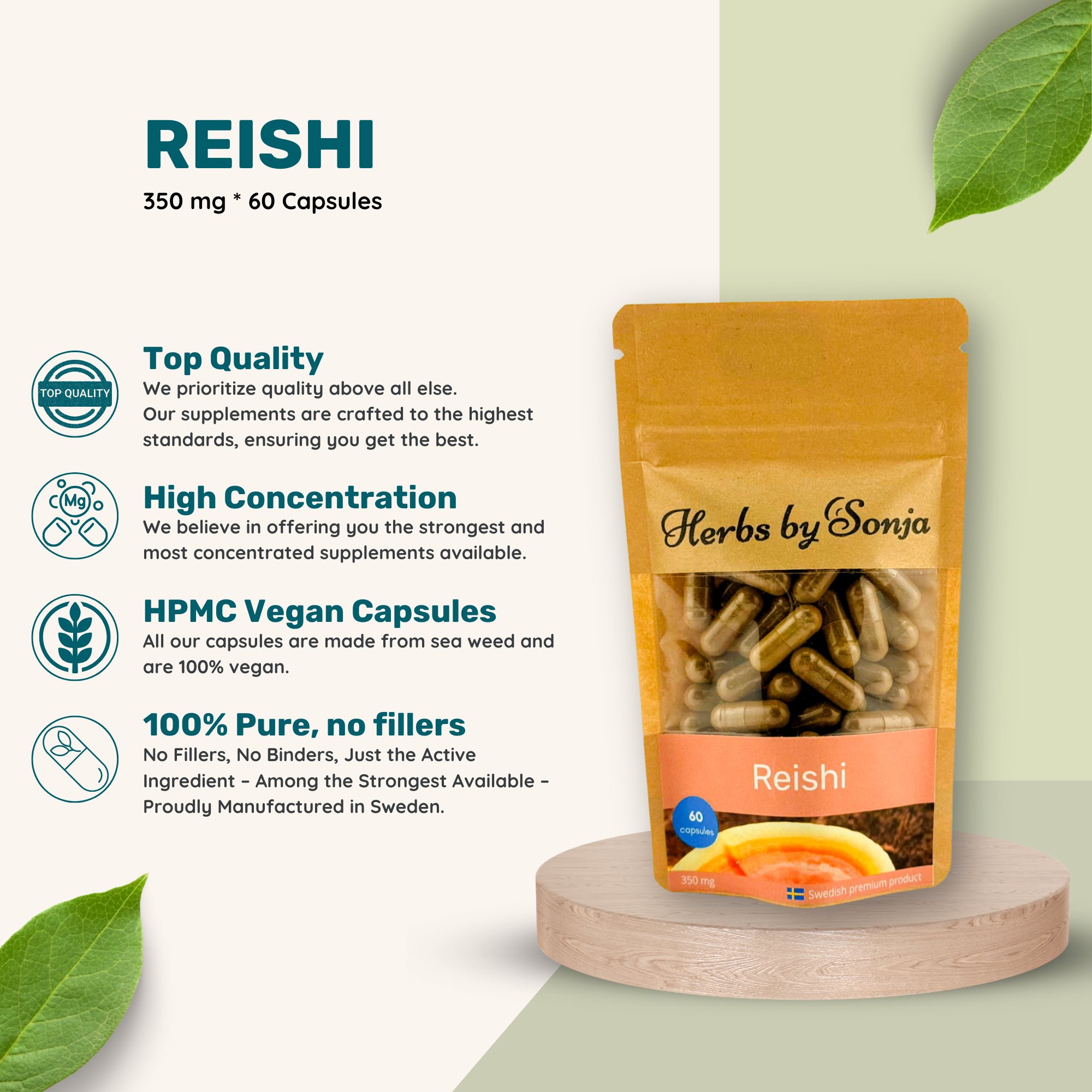 Reishi – bild 2 – Sonjas Apotek