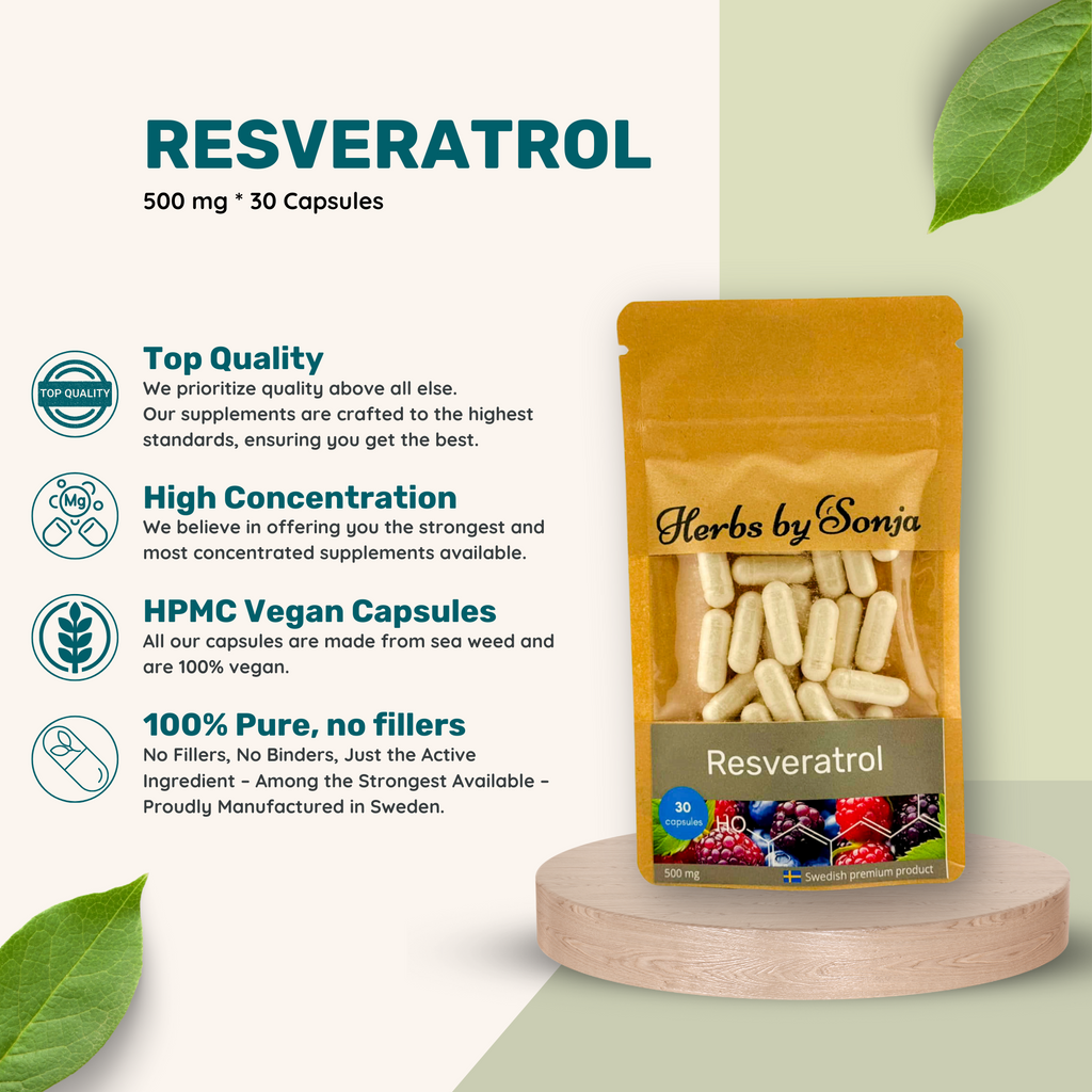 Resveratrol – bild 2 – Sonjas Apotek